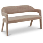 Martens Dining Bench Camel 8 Martens Dining Bench Camel - Image 2