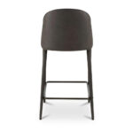 Burton Counter Stool Grey Vegan Leather 11 Burton Counter Stool Grey Vegan Leather - Image 4