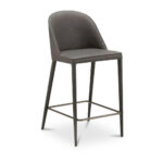 Burton Counter Stool Grey Vegan Leather 9 Burton Counter Stool Grey Vegan Leather - Image 2