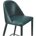 Burton Counter Stool Dark Teal Vegan Leather 14 Burton Counter Stool Dark Teal Vegan Leather - Image 6
