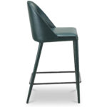 Burton Counter Stool Dark Teal Vegan Leather 12 Burton Counter Stool Dark Teal Vegan Leather - Image 4