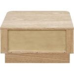 Round Off Small Nightstand Light Oak Brown YR-1001-21 YR 1001 21 03