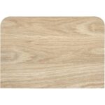 Round Off Small Nightstand Light Oak Brown YR-1001-21 YR 1001 21 04