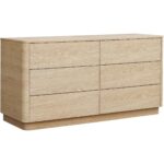 Round Off Dresser Light Oak Brown YR-1003-21 YR 1003 21 01