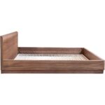 Round Off Queen Bed Walnut Brown 15 Round Off Queen Bed Walnut Brown YR-1005-03-0 YR 1005 03 02