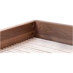 Round Off Queen Bed Walnut Brown 18 Round Off Queen Bed Walnut Brown YR-1005-03-0 YR 1005 03 05