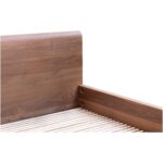 Round Off King Bed Walnut Brown YR-1006-03-0 YR 1006 03 04