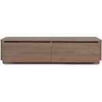 Round Off Coffee Table Walnut Brown YR-1007-03 YR 1007 03 03
