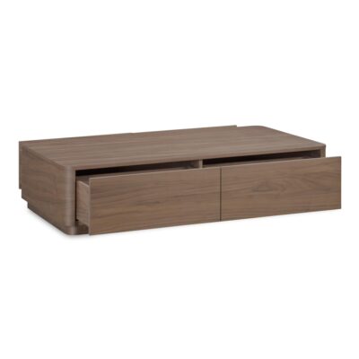 Round Off Coffee Table Walnut Brown YR-1007-03 YR 1007 03 04