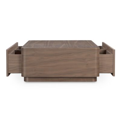 Round Off Coffee Table Walnut Brown YR-1007-03 YR 1007 03 06