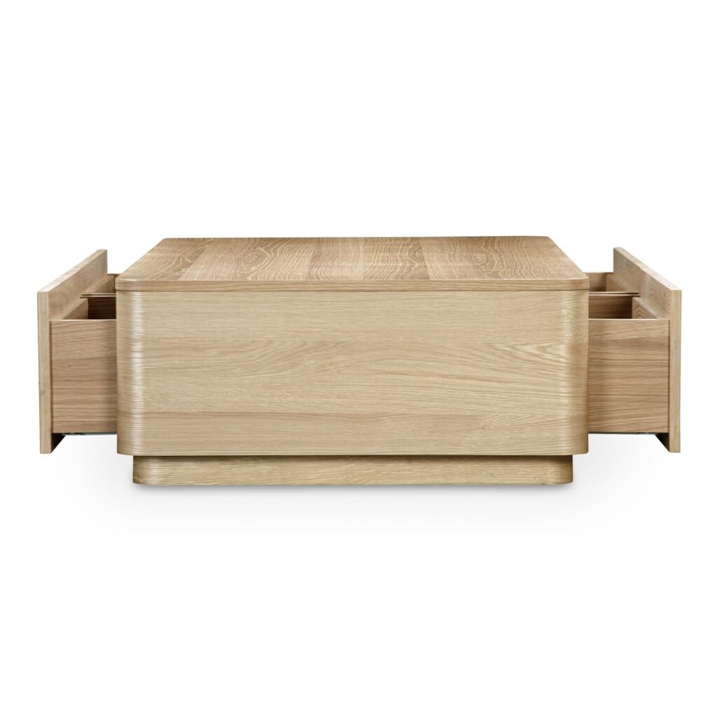 Round Off Coffee Table Natural Oak - Image 7