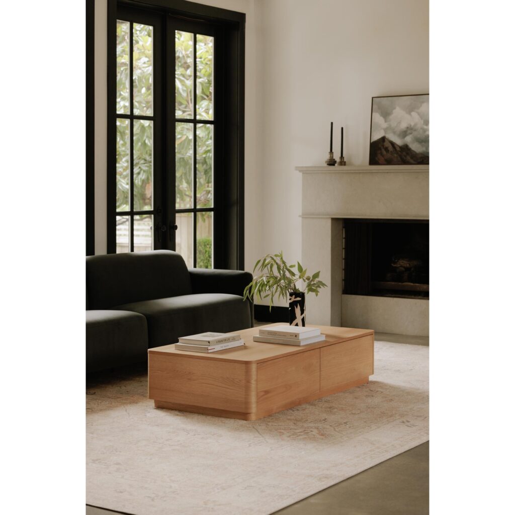 Round Off Coffee Table Natural Oak - Image 8