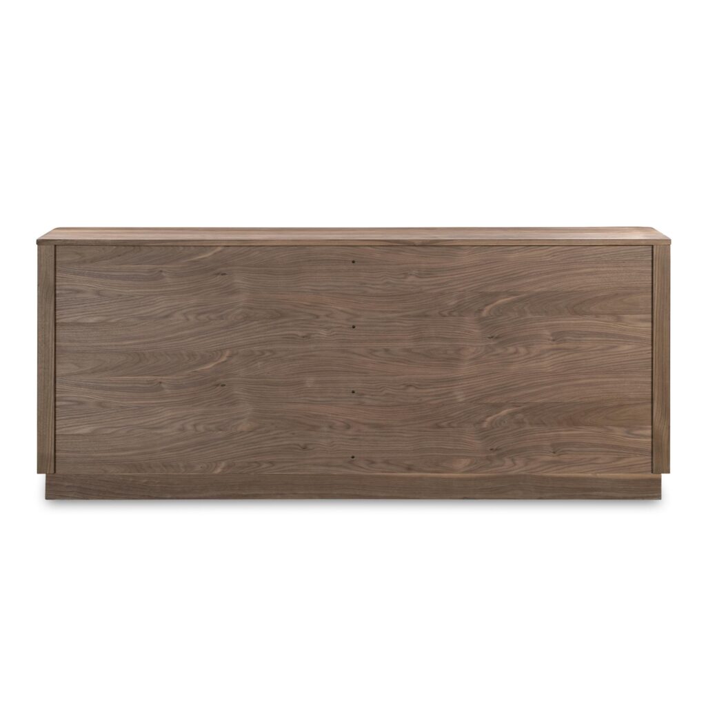 Round Off Sideboard Walnut Brown - Image 4