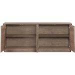 Round Off Sideboard Walnut Brown YR-1008-03 YR 1008 03 04