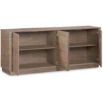 Round Off Sideboard Walnut Brown YR-1008-03 YR 1008 03 05