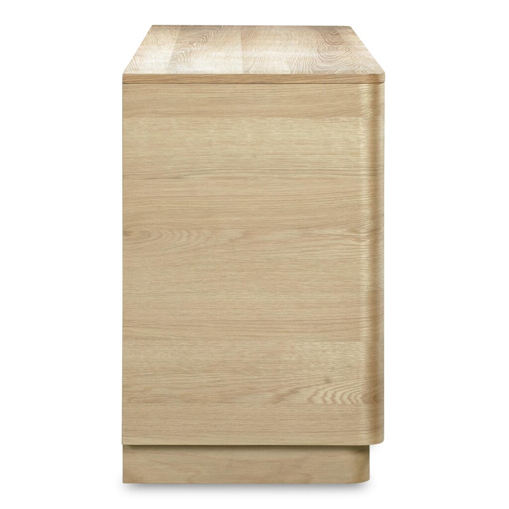 Round Off Sideboard Natural Oak - Image 3