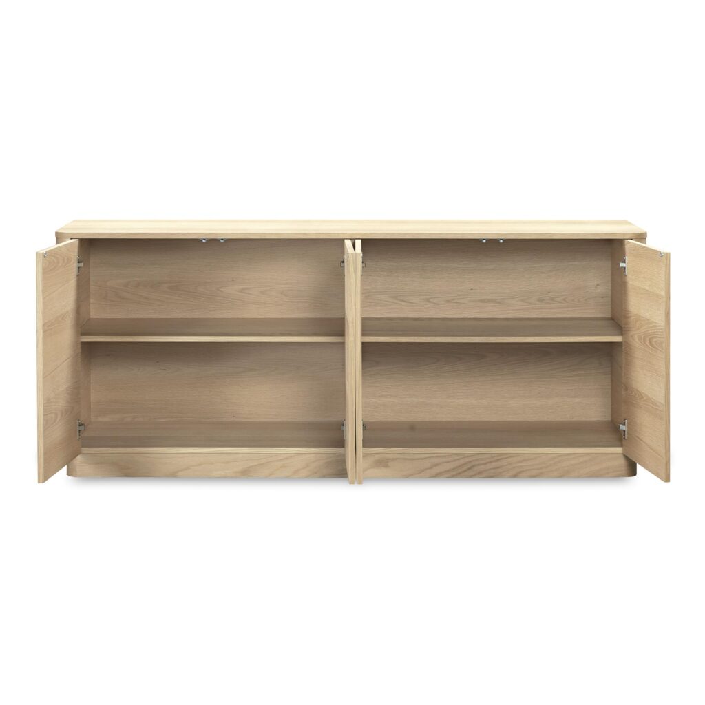 Round Off Sideboard Natural Oak - Image 5