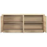 Round Off Sideboard Natural Oak YR-1008-24 YR 1008 24 04