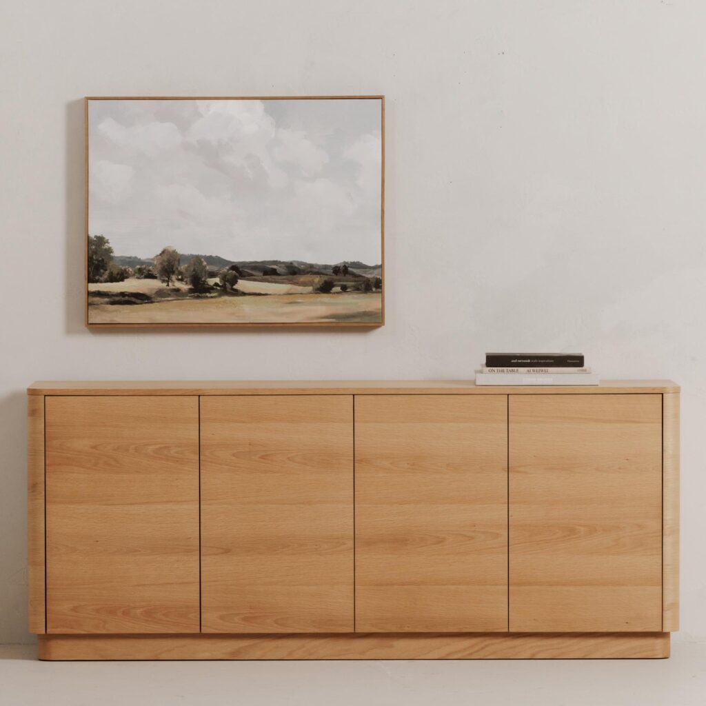 Round Off Sideboard Natural Oak - Image 9