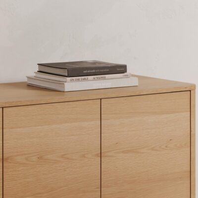 Round Off Sideboard Natural Oak YR-1008-24 YR 1008 24 31