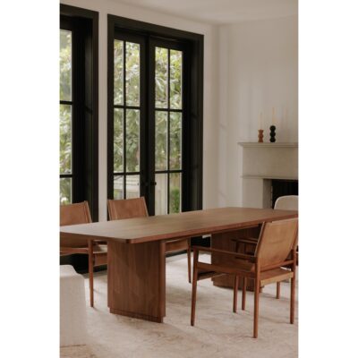 Round Off Small Dining Table Walnut Brown YR-1009-03-0 YR 1009 03 0 30