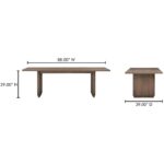 Round Off Small Dining Table Walnut Brown YR-1009-03-0 YR 1009 03 0 70