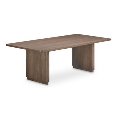 Round Off Small Dining Table Walnut Brown YR-1009-03-0 YR 1009 03 01