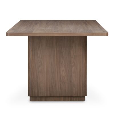 Round Off Small Dining Table Walnut Brown YR-1009-03-0 YR 1009 03 02