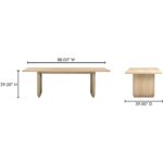 Round Off Small Dining Table Nastural Oak YR-1009-24-0 YR 1009 24 0 70