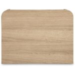 Round Off Tall Nightstand Natural Oak YR-1013-24 YR 1013 24 06