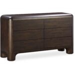 Rowan 6 Drawer Dresser Dark Brown YR-1015-20 YR 1015 20 01