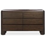 Rowan 6 Drawer Dresser Dark Brown YR-1015-20 YR 1015 20 04