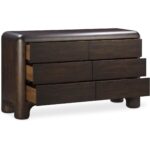 Rowan 6 Drawer Dresser Dark Brown YR-1015-20 YR 1015 20 05