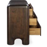 Rowan 6 Drawer Dresser Dark Brown YR-1015-20 YR 1015 20 06