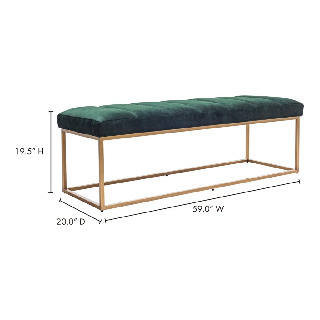 Katie Bench Dark Green - Image 8