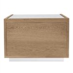 Ashcroft Nightstand Oak ZT-1028-21 ZT 1028 21 Ashcroft back shadsilo
