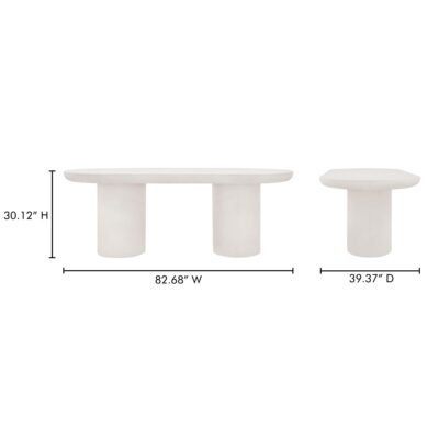 Rocca Dining Table Cream ZT-1033-05-0 ZT 1033 05 0 70