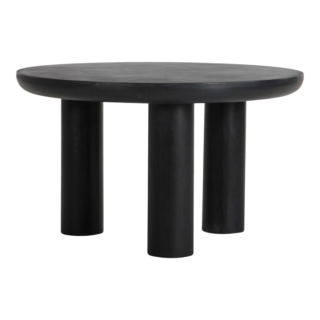 Rocca Round Dining Table Black - Image 2