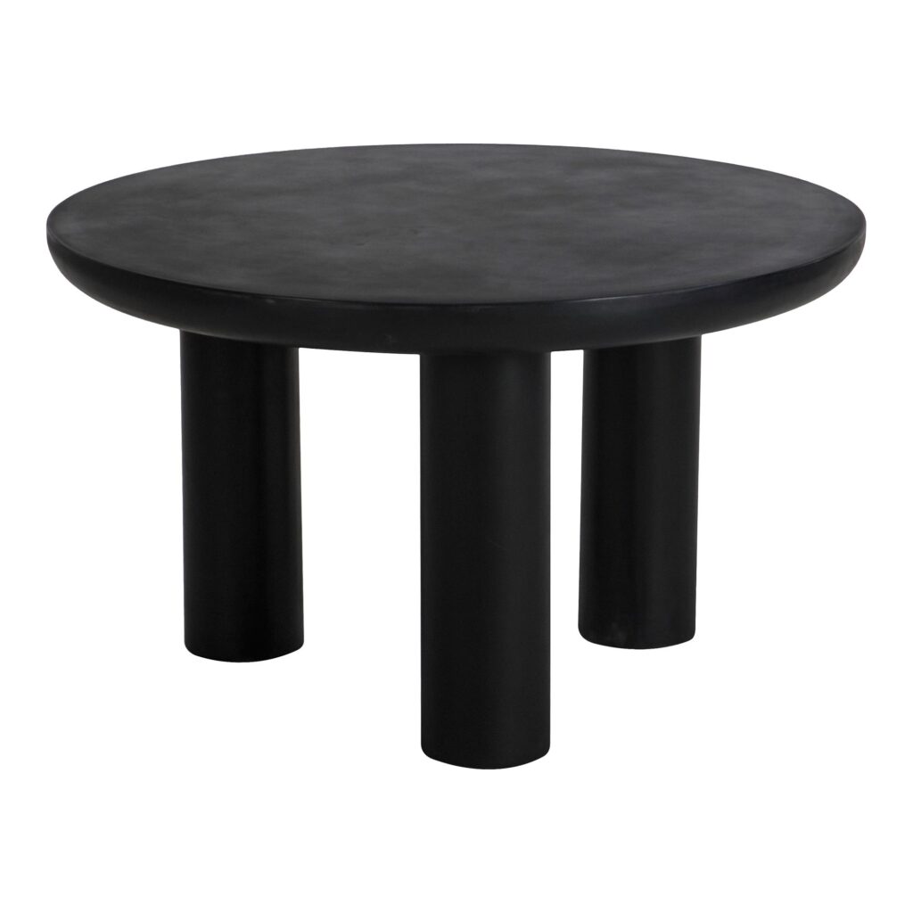 Rocca Round Dining Table Black - Image 3