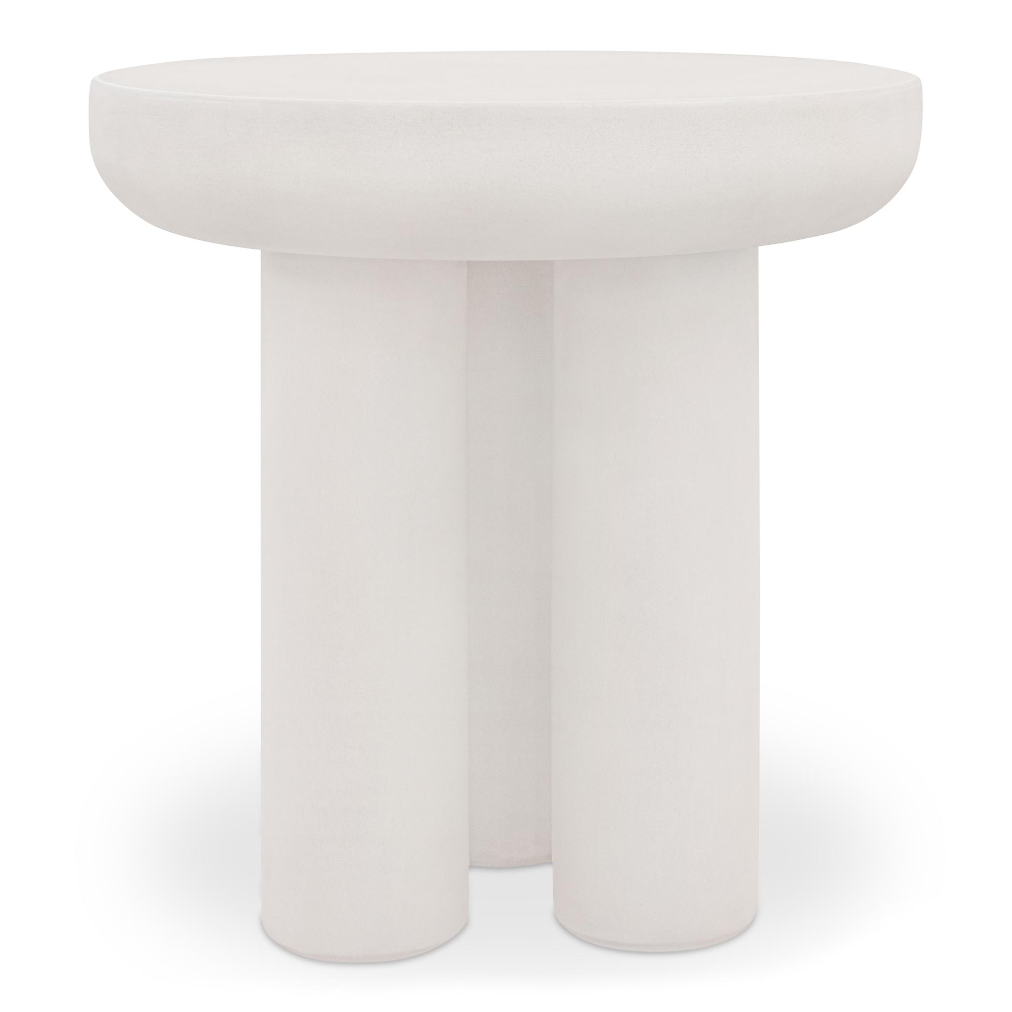Rocca Side Table Cream 2 Rocca Side Table Cream - Image 2