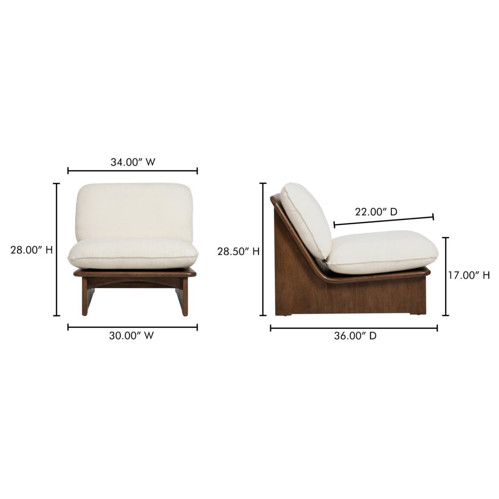 Edwin Accent Chair Cream - Image 11