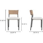 Foley Dining Chair White-Set Of Two ZT-1045-18 ZT 1045 18 70
