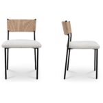 Foley Dining Chair White-Set Of Two ZT-1045-18 ZT 1045 18 Foley frontside shadsilo