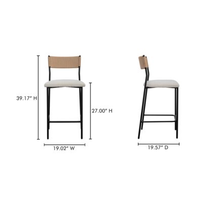 Foley Counter Stool White ZT-1046-18 ZT 1046 18 70