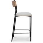 Foley Counter Stool White ZT-1046-18 ZT 1046 18 Foley side shadsilo