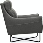 Efron Club Chair w/ Black Metal Base 4 Efron Club Chair w/ Black Metal Base CC443-097 cc443 097 side silo