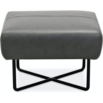 Efron Ottoman w/ Black Metal Base CC443-OT-097 cc443 ot 097 straight silo