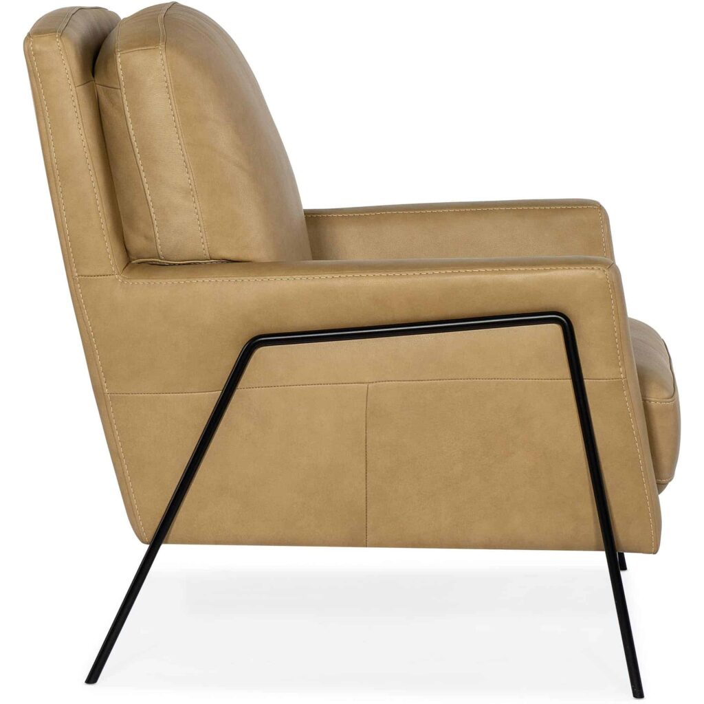 Amette Metal Frame Club Chair - Image 3