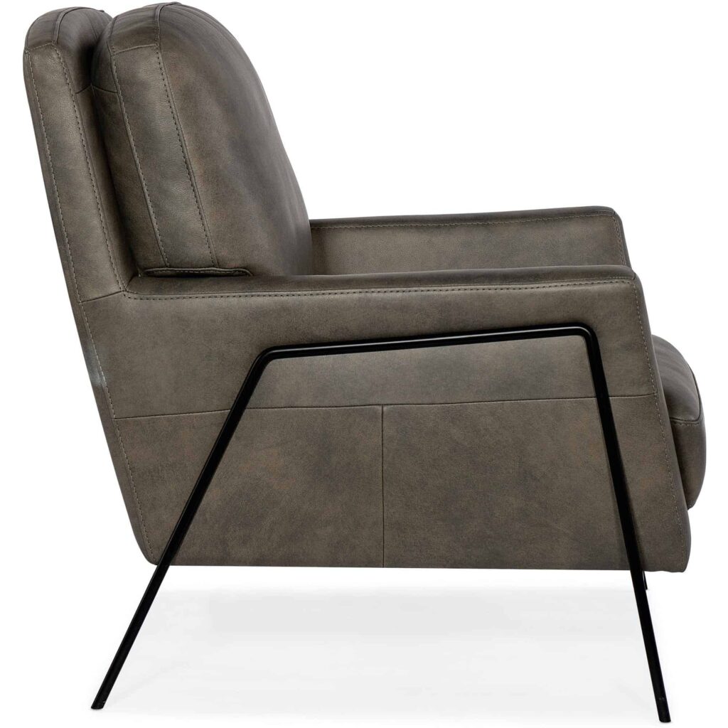 Amette Metal Frame Club Chair - Image 3