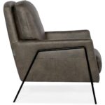 Amette Metal Frame Club Chair 6 Amette Metal Frame Club Chair CC452-093 cc452 093 side silo